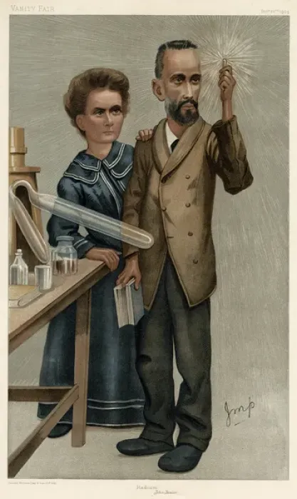Framed Print : Marie and Pierre Curie Framed Print : Marie and Pierre Curie