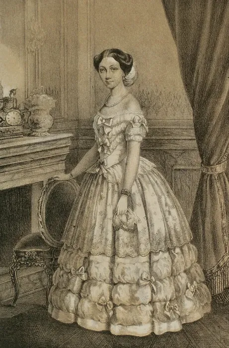 Framed Print : Marie of Saxe-Altenburg (1818-1907). Queen consort Framed Print : Marie of Saxe-Altenburg (1818-1907). Queen consort