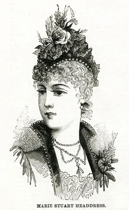 Framed Print : Marie Stuart Headdress 1886 Framed Print : Marie Stuart Headdress 1886