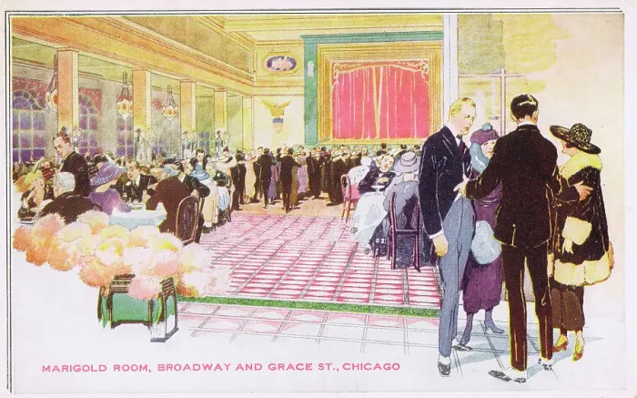 Framed Print : The Marigold Rooms in the Bismark Gardens, Chicago Framed Print : The Marigold Rooms in the Bismark Gardens, Chicago
