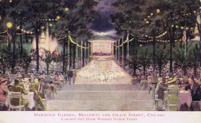 Framed Print : The Marigold Rooms in the Bismark Gardens, Chicago Framed Print : The Marigold Rooms in the Bismark Gardens, Chicago