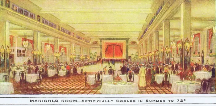 Framed Print : The Marigold Rooms in the Bismark Gardens, Chicago Framed Print : The Marigold Rooms in the Bismark Gardens, Chicago