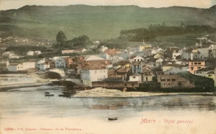 Framed Print : Marin, Spain - General View Framed Print : Marin, Spain - General View