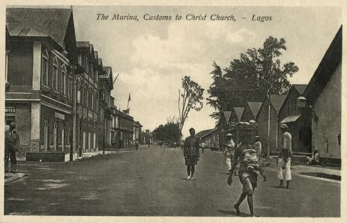 Framed Print : The Marina, Customs to Christ Church, Lagos, Nigeria Framed Print : The Marina, Customs to Christ Church, Lagos, Nigeria