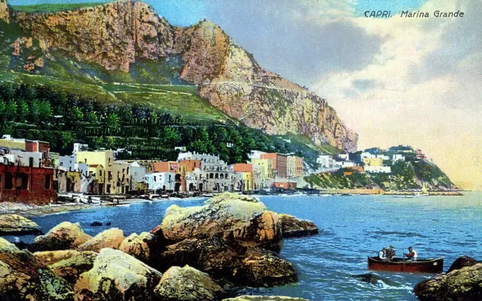Framed Print : Marina Grande, Capri, Italy Framed Print : Marina Grande, Capri, Italy