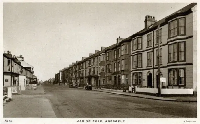 Framed Print : Marine Road, Abergele, Conwy - Clwyd Framed Print : Marine Road, Abergele, Conwy - Clwyd