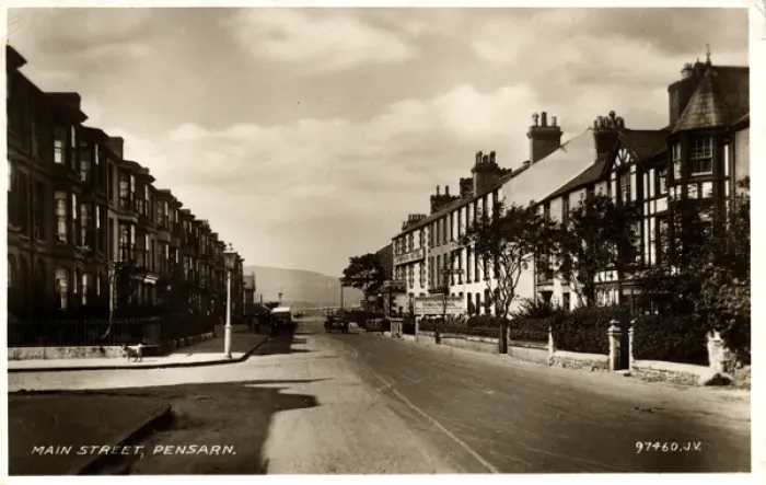 Framed Print : Marine Road, Pensarn, Denbighshire Framed Print : Marine Road, Pensarn, Denbighshire