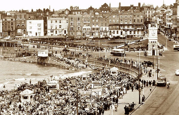 Marine Terrace and Clock Tower, Margate early 1900's