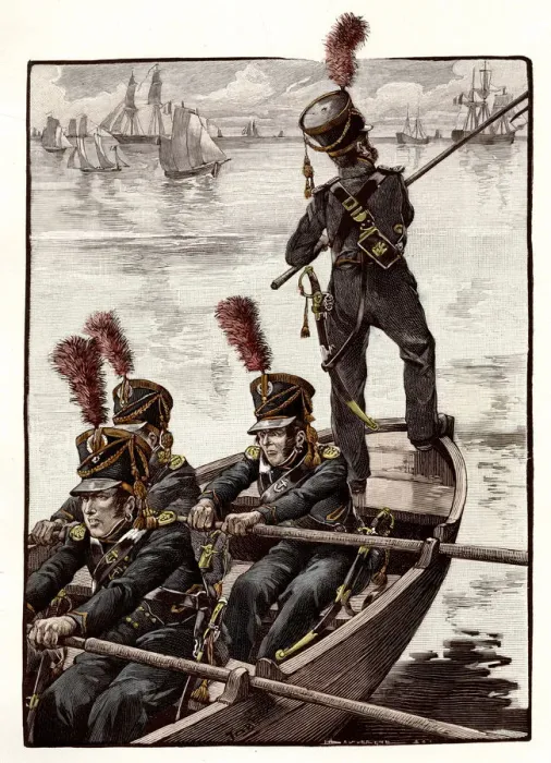 Framed Print : MARINES DE LA GARDE Framed Print : MARINES DE LA GARDE