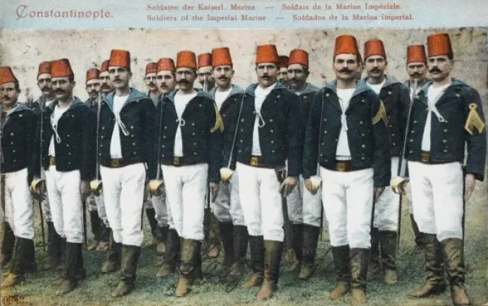 Framed Print : Marines of the Turkish Navy Framed Print : Marines of the Turkish Navy