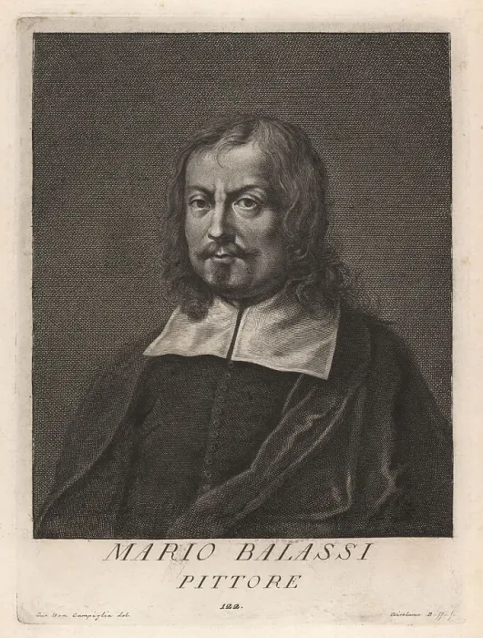 Framed Print : Mario Balassi, Italian painter of the Baroque period, 1604-166 Framed Print : Mario Balassi, Italian painter of the Baroque period, 1604-166