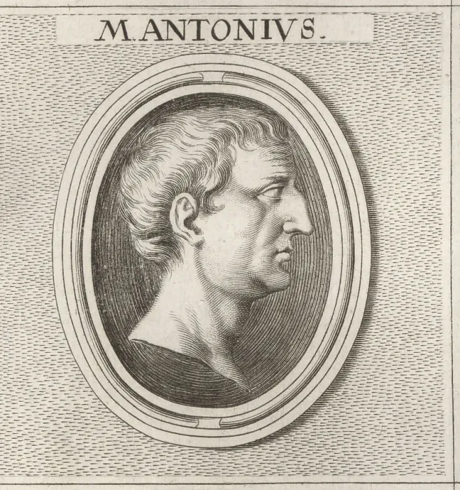 Framed Print : Mark Antony, Roman politician and general, 83-30 BC Framed Print : Mark Antony, Roman politician and general, 83-30 BC