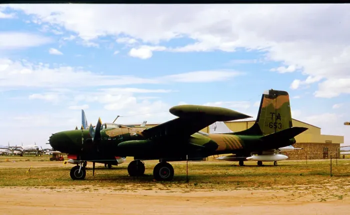 Framed Print : On Mark B-26K Counter invader 64-17653 Framed Print : On Mark B-26K Counter invader 64-17653