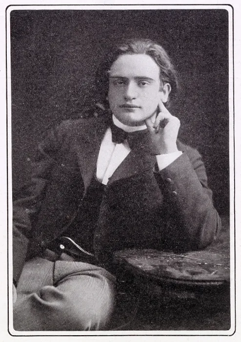 Framed Print : Mark Hambourg (1879 - 1960), Russian-born pianist. Date: 1901 Framed Print : Mark Hambourg (1879 - 1960), Russian-born pianist. Date: 1901