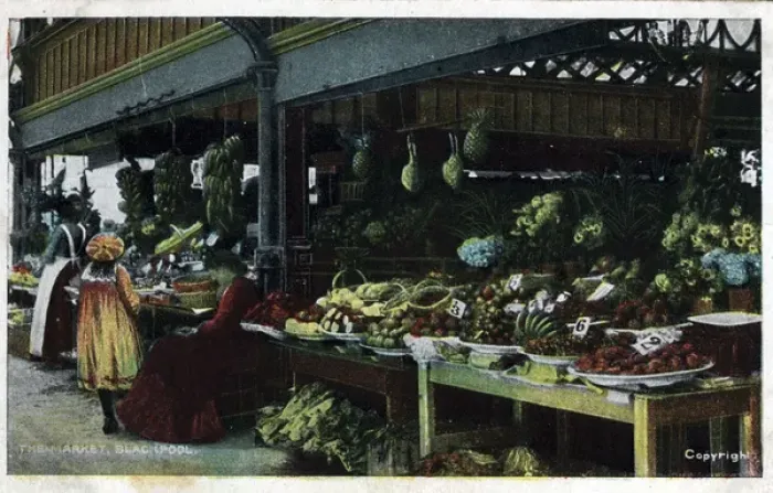 Framed Print : The Market, Blackpool, Lancashire Framed Print : The Market, Blackpool, Lancashire