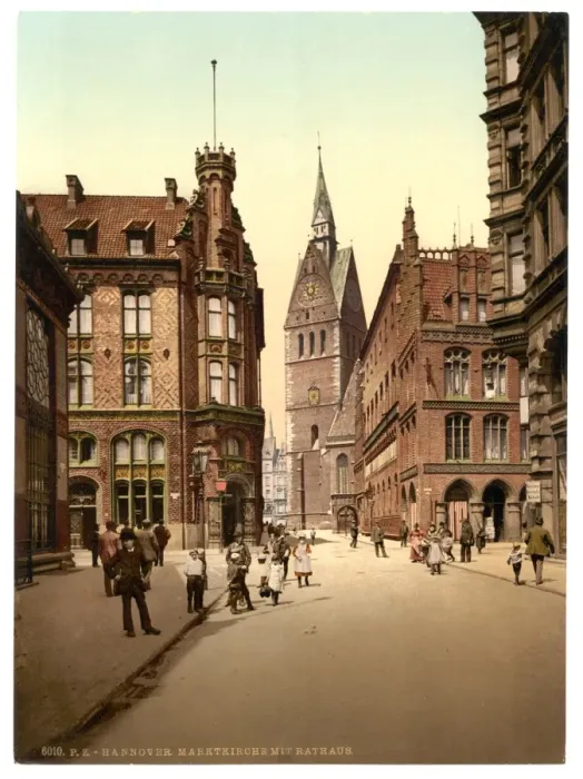 Framed Print : The Market Church, Hanover, Hanover, Germany Framed Print : The Market Church, Hanover, Hanover, Germany