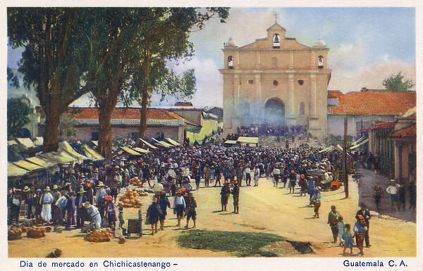 Market day, Chichicastenango, Guatemala, Central America