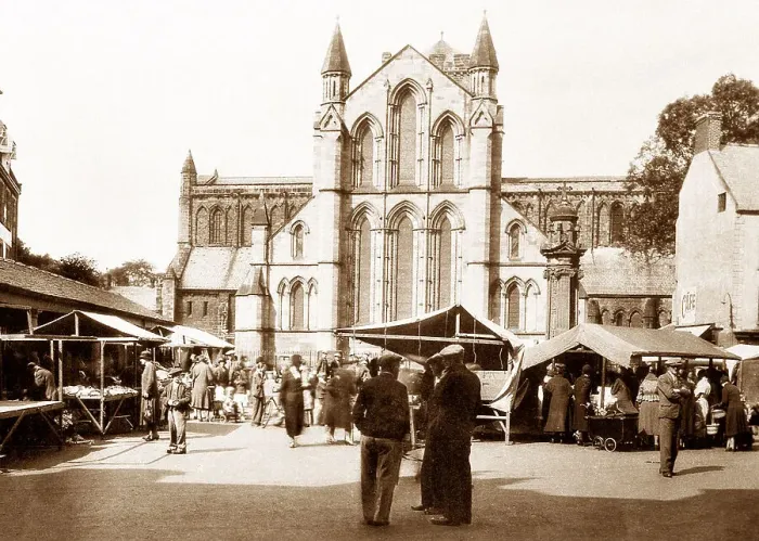 Framed Print : Market Day, Hexham Framed Print : Market Day, Hexham