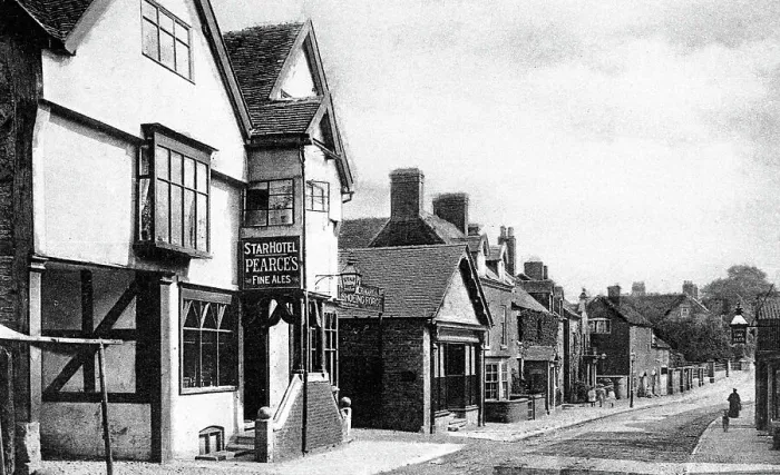 Framed Print : Market Drayton Stafford Street early 1900s Framed Print : Market Drayton Stafford Street early 1900s