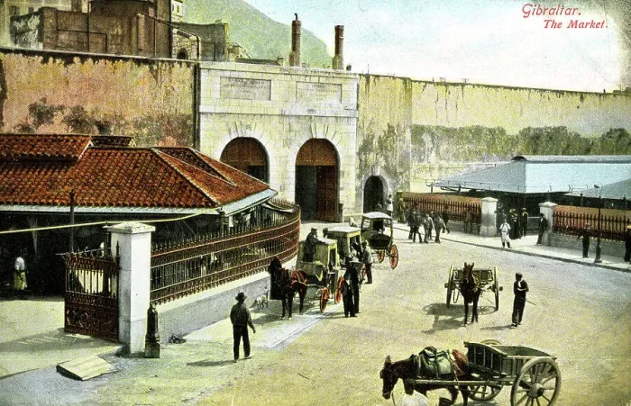 Framed Print : The Market, Gibraltar Framed Print : The Market, Gibraltar