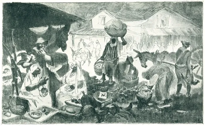 Framed Print : Market In Haiti Framed Print : Market In Haiti