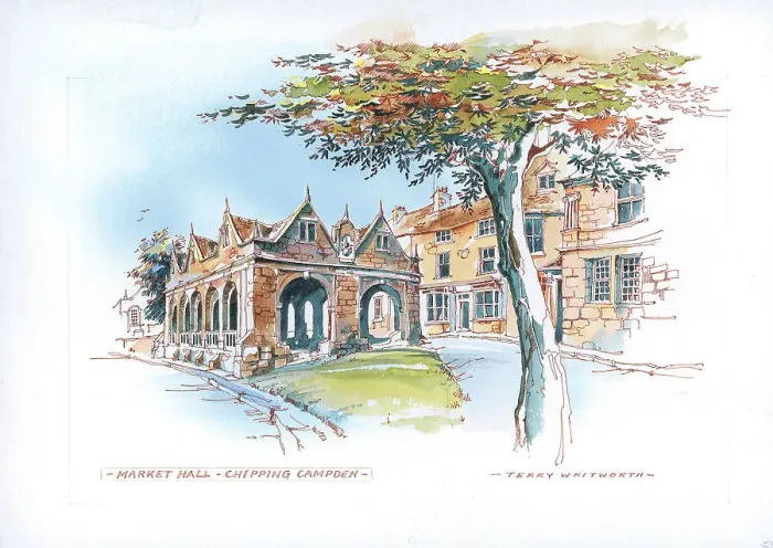 Framed Print : Market Hall, Chipping Campden Framed Print : Market Hall, Chipping Campden