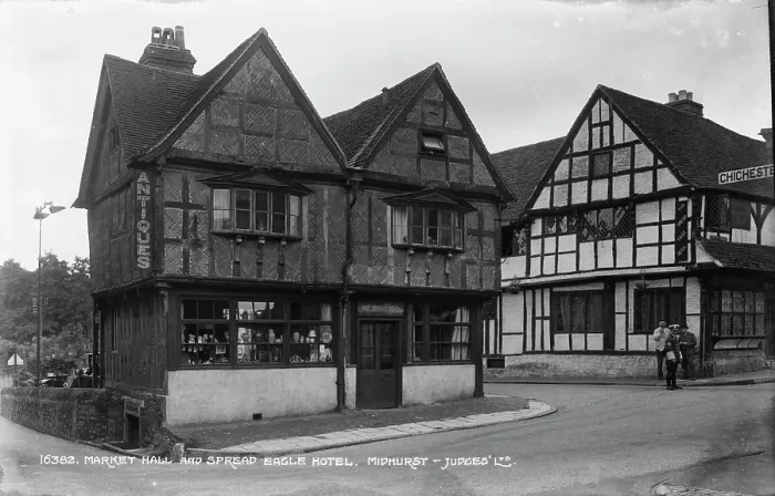Framed Print : Market Hall and Spread Eagle Hotel Framed Print : Market Hall and Spread Eagle Hotel