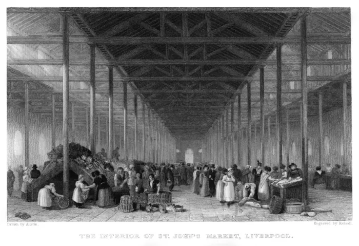Framed Print : Market, Liverpool Framed Print : Market, Liverpool