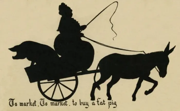 Framed Print : To Market, To Market, To Buy a Fat Pig Framed Print : To Market, To Market, To Buy a Fat Pig