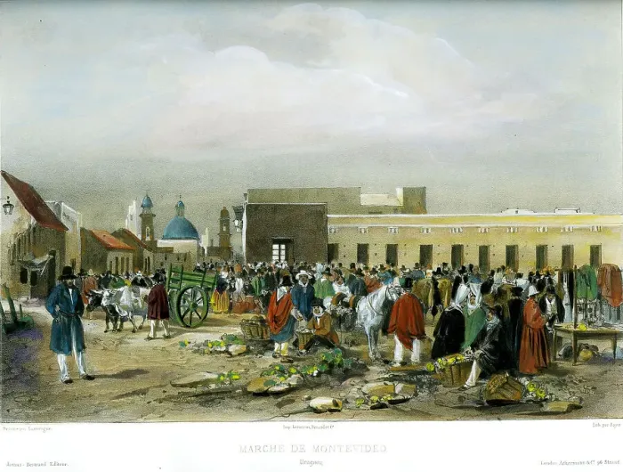 Framed Print : Market At Montevideo, Uraguay Framed Print : Market At Montevideo, Uraguay