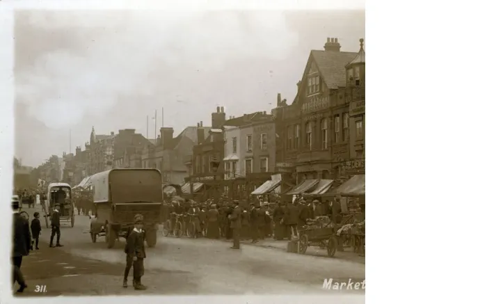 Framed Print : Market Place Framed Print : Market Place