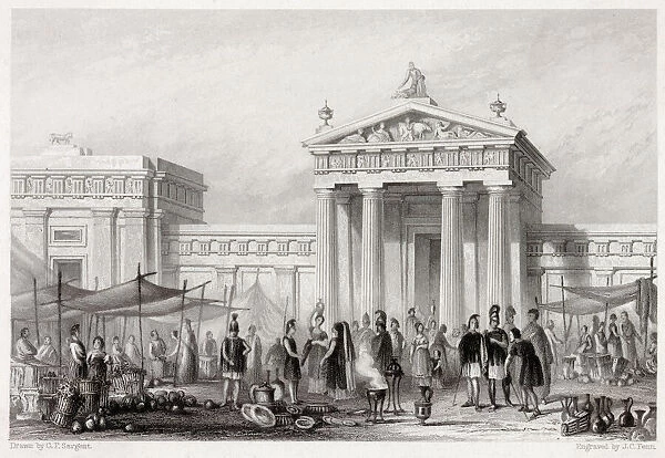 Market place at Athens