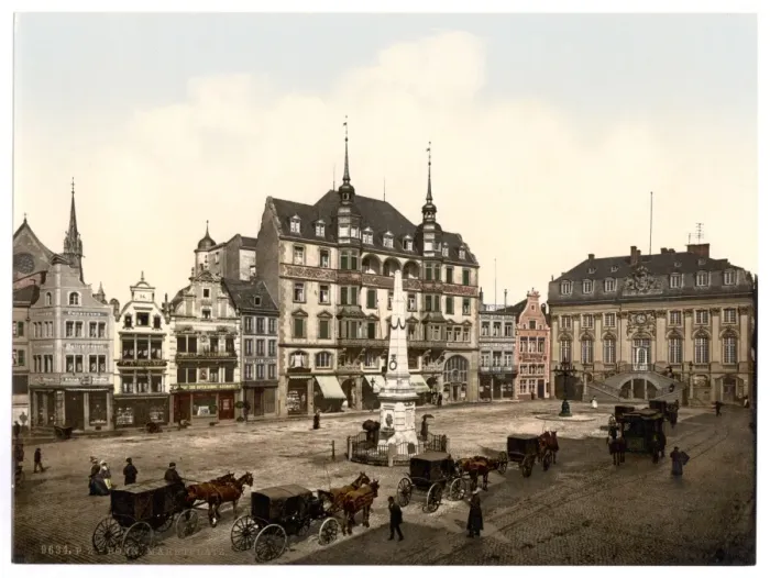 Framed Print : Market place, Bonn, the Rhine, Germany Framed Print : Market place, Bonn, the Rhine, Germany