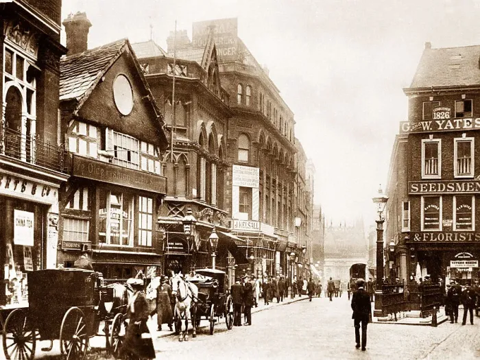 Framed Print : Market Place, Manchester Framed Print : Market Place, Manchester