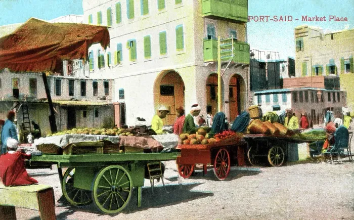 Framed Print : Market Place, Port Said, Egypt Framed Print : Market Place, Port Said, Egypt