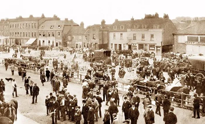 Framed Print : Market Place, Romford Framed Print : Market Place, Romford