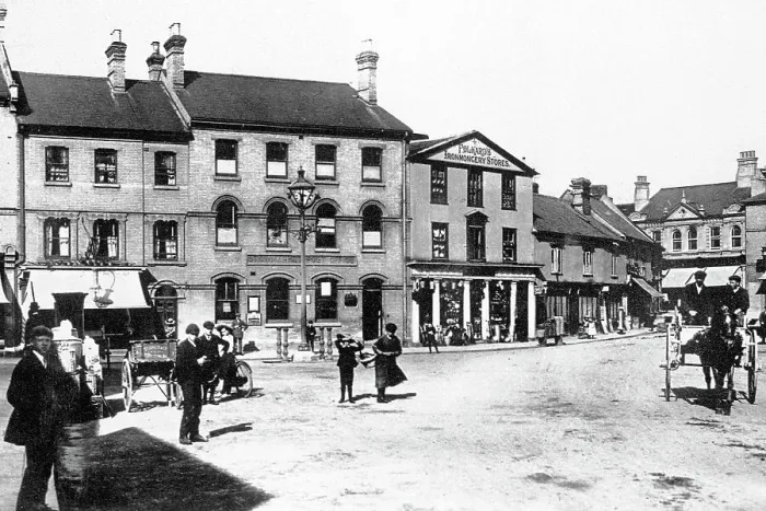 Framed Print : Market Place, Stowmarket Framed Print : Market Place, Stowmarket