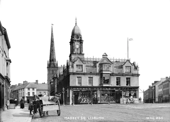 Framed Print : Market Sq. Lisburn Framed Print : Market Sq. Lisburn