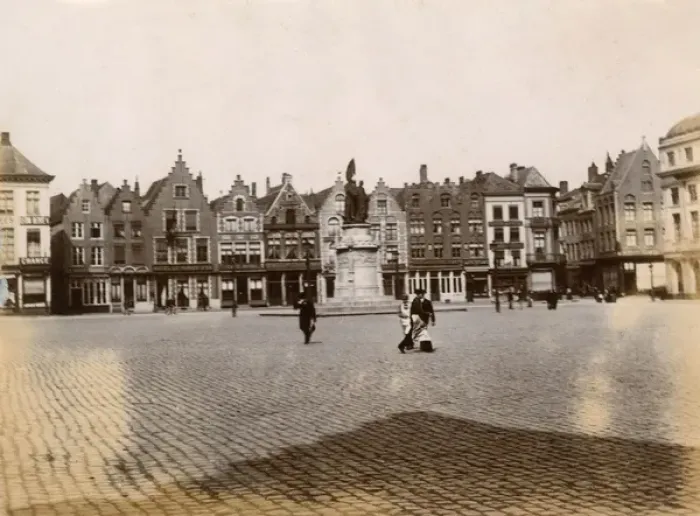 Framed Print : Market Square, Bruges, Belgium Framed Print : Market Square, Bruges, Belgium