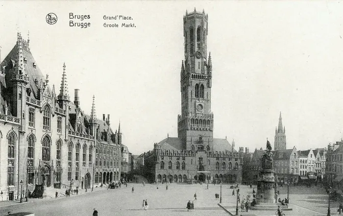 Framed Print : Market Square, Bruges, Belgium Framed Print : Market Square, Bruges, Belgium