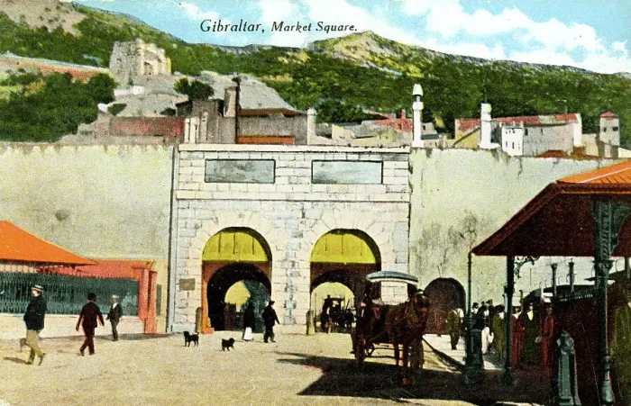 Framed Print : Market Square, Gibraltar Framed Print : Market Square, Gibraltar
