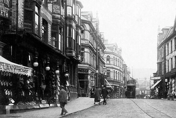Market Square, Pontypridd early 1900's