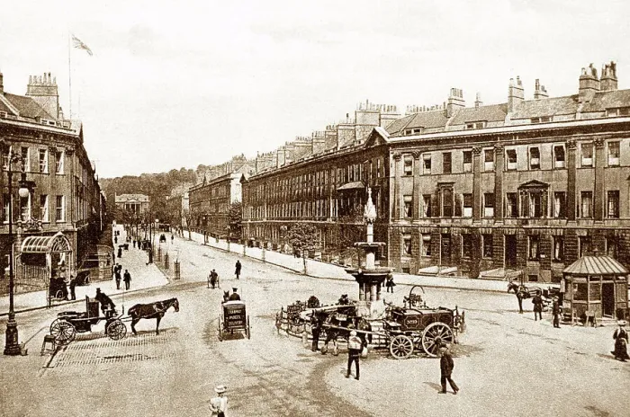 Framed Print : Market Street, Bacup, early 1900s Framed Print : Market Street, Bacup, early 1900s