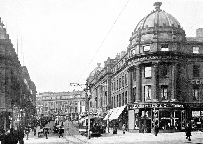 Framed Print : Market Street, Newcastle upon Tyne early 1900's