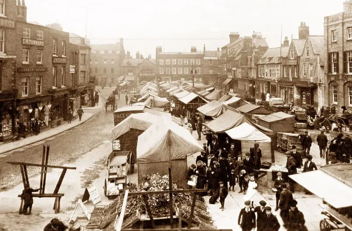 Framed Print : The Market, Wisbech Framed Print : The Market, Wisbech