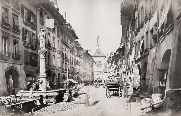 The Marktgasse, street scene, Bern, Switzerland