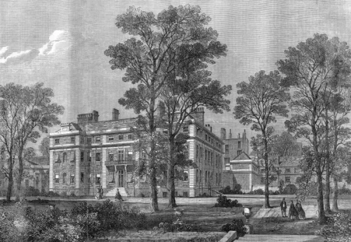 Framed Print : Marlborough House, 1863 Framed Print : Marlborough House, 1863