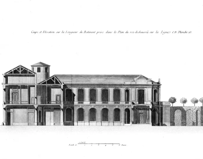 Framed Print : Marquis House / 18th C Framed Print : Marquis House / 18th C