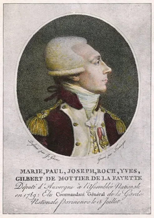 Framed Print : Marquis De Lafayette Framed Print : Marquis De Lafayette
