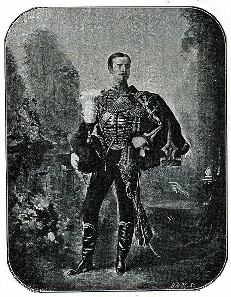 Marquis Philippe de Massa in uniform